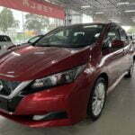 NISSAN Leaf X Wine Red Front Left