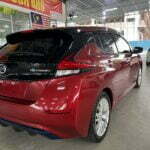 NISSAN Leaf X Wine Red Rear Right