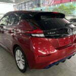 NISSAN Leaf X Wine Red Rear Left