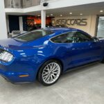 Ford Mustang blue rear right view