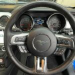 Ford Mustang steering wheel and meter console